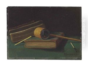 Still Life With Books, Pipe And Matches