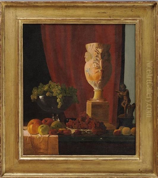 Still Life With Fruit, Vase And Statue - view 1