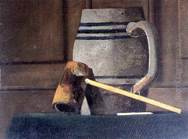 Mug And Pipe On A Table - view 1