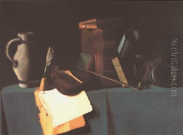 Tabletop With Violin - view 1