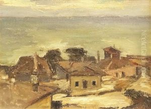 Houses At The Shore by Petrascu Gheorghe