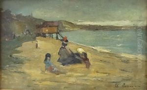 On The Beach At N(?) After The Rain by Petrascu Gheorghe