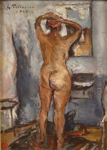 Nude At The Mirror by Petrascu Gheorghe
