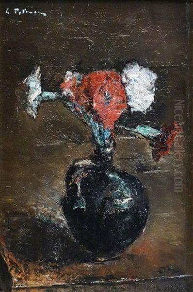 The Pot With Carnations - view 1