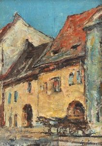 Case Din Sighisoara by Petrascu Gheorghe
