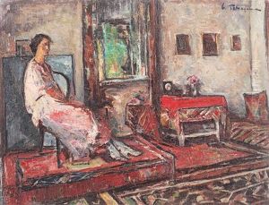 The Artist's Wife by Petrascu Gheorghe