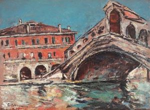 Venetia (ponte Rialto) by Petrascu Gheorghe