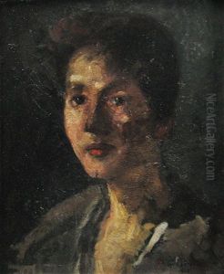 Lucretia's Portrait by Petrascu Gheorghe