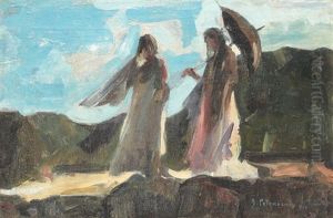 Women Out For Promenade