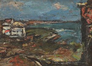 Landscape By The Sea by Petrascu Gheorghe