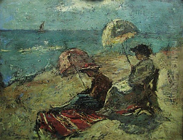On The Cliff Under The Umbrella - view 1
