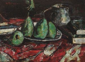 Still Life With Green Pears