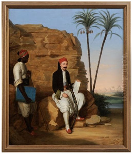 Self-portrait Of The Artist In Costume, Cairo - view 1
