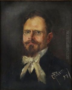 Man Portrait by Costin Petrescu