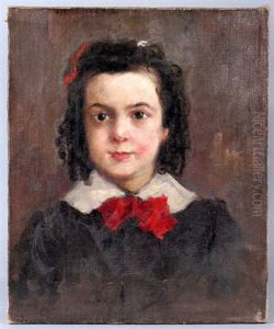 Jeune Fille Au Noeud Rouge