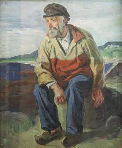 Breton Worker Resting