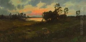 Landscape At Sunset Landscape At Sunset
