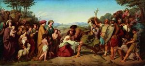 Jacob Und Esau Versohnung by Richard Petri
