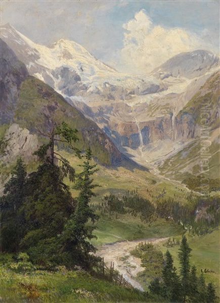 Sommer Im Gebirge, Schmelzender Schnee - view 1
