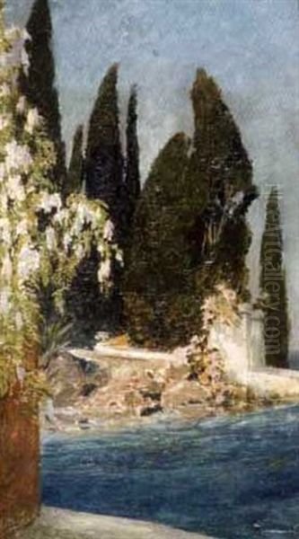 Kustenlandschaft Mit Zypressen - view 1