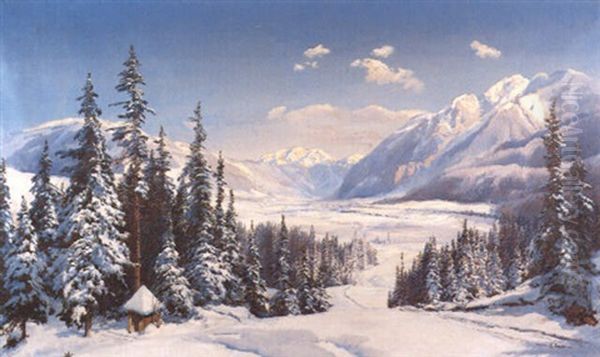 Austrian Alpine View - view 1
