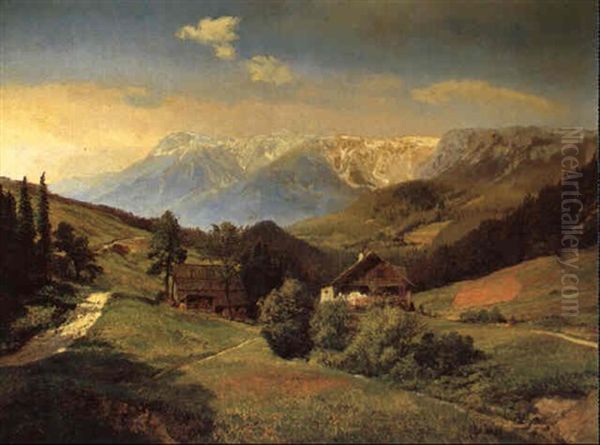 Chalet In A Mountainous Landscape - view 1