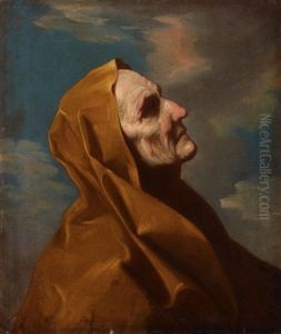 Bildnis Einer Alten Frau (hl. Anna?) by Giuseppe Antonio Petrini
