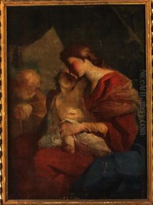 Madonna Mit Kind Und Hl. Josef Madonna Mit Kind Und Hl. Josef