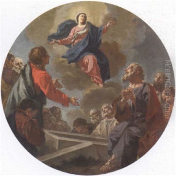 The Assumption Of The Virgin by Giuseppe Antonio Petrini