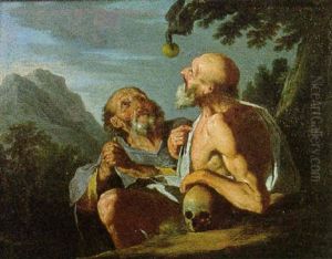 San Paolo Eremita E Sant'antonio Abate by Giuseppe Antonio Petrini