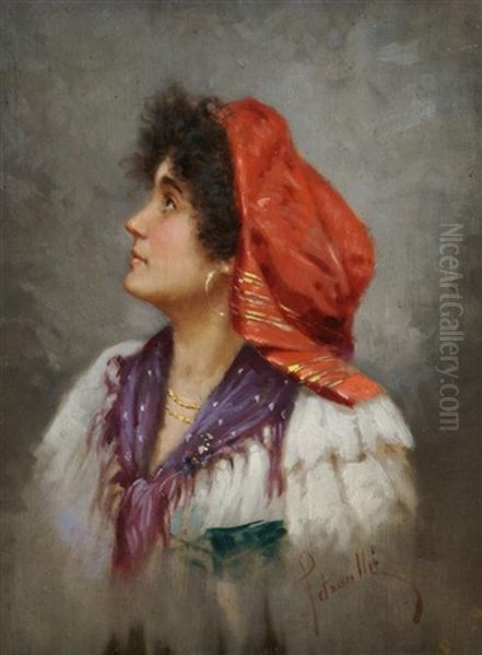 Woman In Bandana - view 1