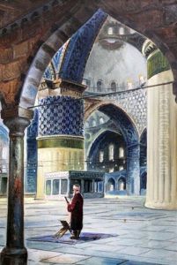 Mosque Interior by Wladimir Petroff