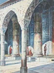 La Mosquee Bleue by Wladimir Petroff