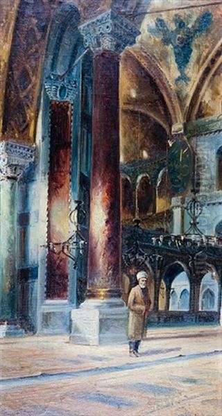 Interior Of The Hagia Sophia, Istanbul - view 1