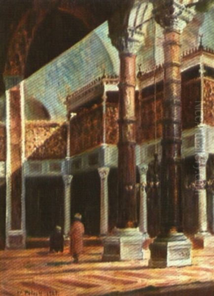 Innenansicht Einer Moschee (sophienkirche?) - view 1
