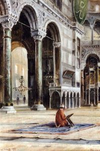 Interieur De Sainte-sophie, Istanbul by Wladimir Petroff