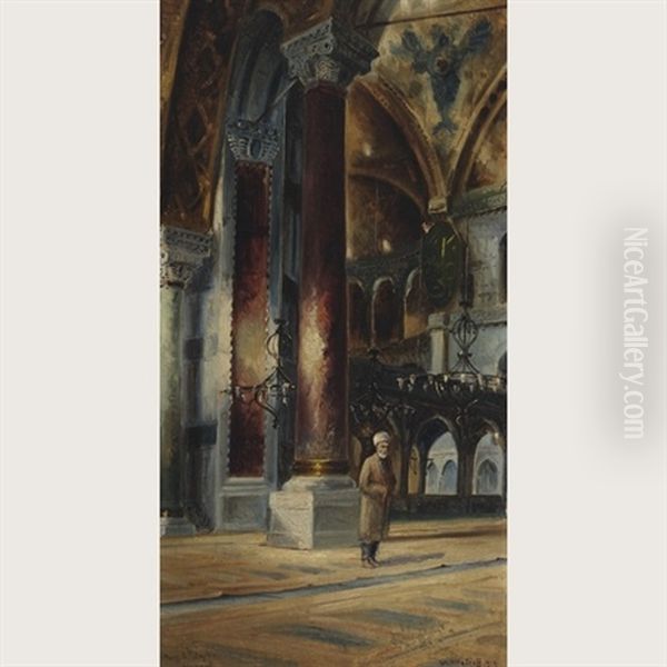The Interior Of The Hagia Sophia, Istanbul - view 1
