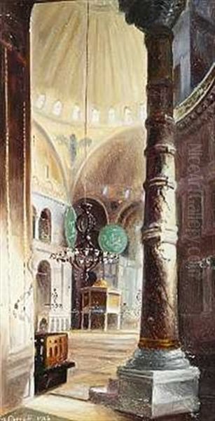 Interior Fra Hagia Sophia, Istanbul - view 1
