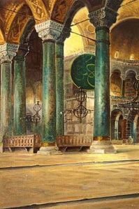 Interior Fra Hagia Sophia, Istanbul by Wladimir Petroff