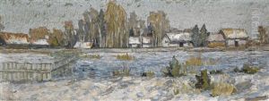 Winter Landscape by Petr Ivanovich Petrovichev