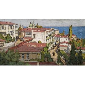 View Of Alupka by Petr Ivanovich Petrovichev