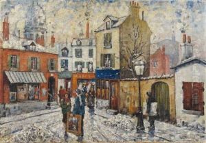 Vue De Montmartre by Petr Ivanovich Petrovichev