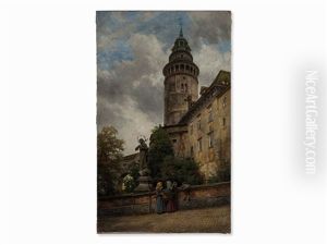 Cesky Krumlov by Ladislaus Eugen Petrovits