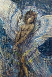 Demon by Kuzma Sergievitch Petrov-Vodkin