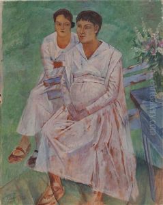Maternity by Kuzma Sergievitch Petrov-Vodkin