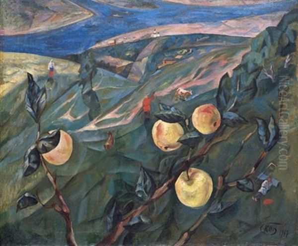 Rural Landscape With Fruit - view 1