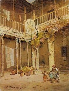 Cortile A Granada by Salvatore Petruolo