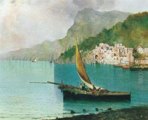 Pescatori A Sorrento by Salvatore Petruolo