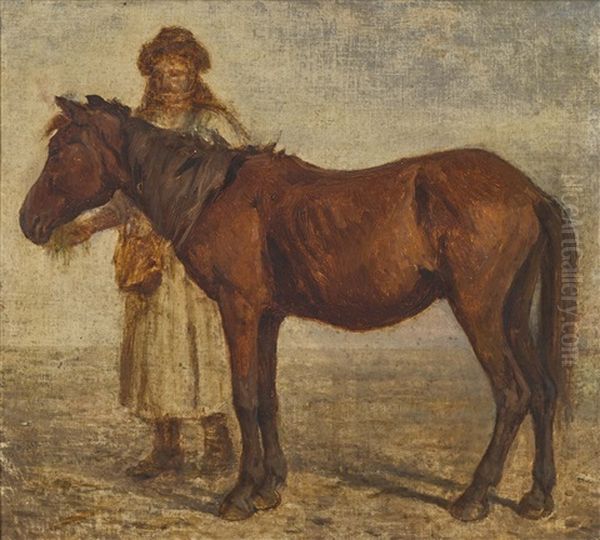 Bauer Mit Pferd - view 1