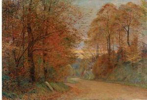 Tournant De Route A Saint-pierre-aigle by Paul Bocquet